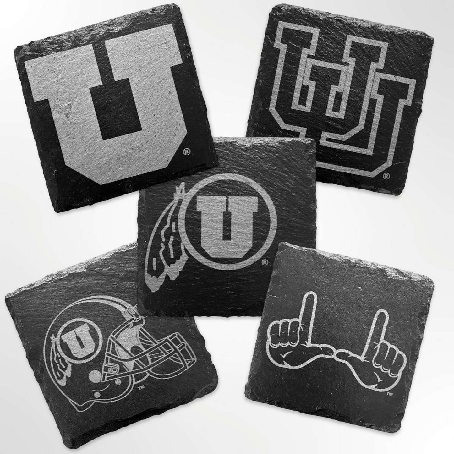 University of Utah Slate Coasters