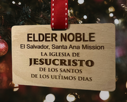 Missionary Tag Ornament