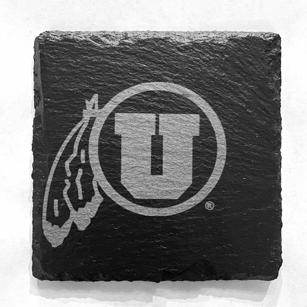 University of Utah Slate Coasters